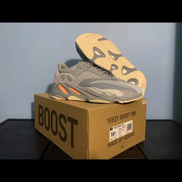 yeezy boost 700 inertia box ADIDAS YEEZY BOOST 700 INERTIA PRE OWNED SIZE 11 NO BOX – RESTOCKED main image 0